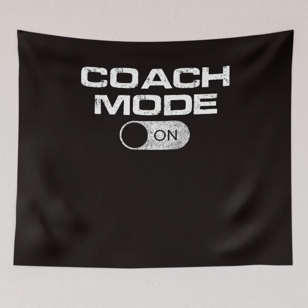 Item preview, Coach Mode Trainer Mentor Mindset Influencer Content Creator designed and sold by TomGiantDesigns.