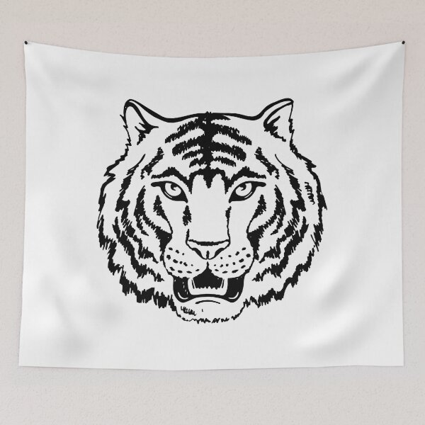 Item preview, Growling tiger open mouth  designed and sold by KoopTroop ⭐⭐⭐⭐⭐.