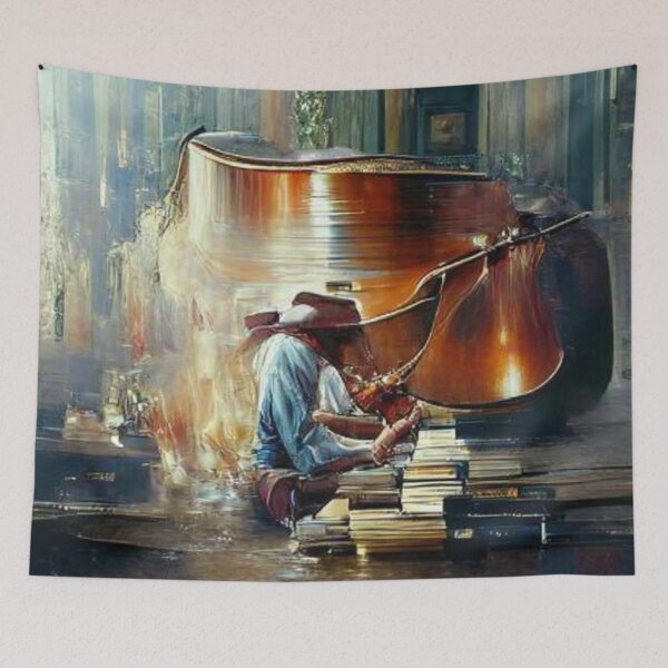 Item preview, music teacher painting designed and sold by kharamoot.