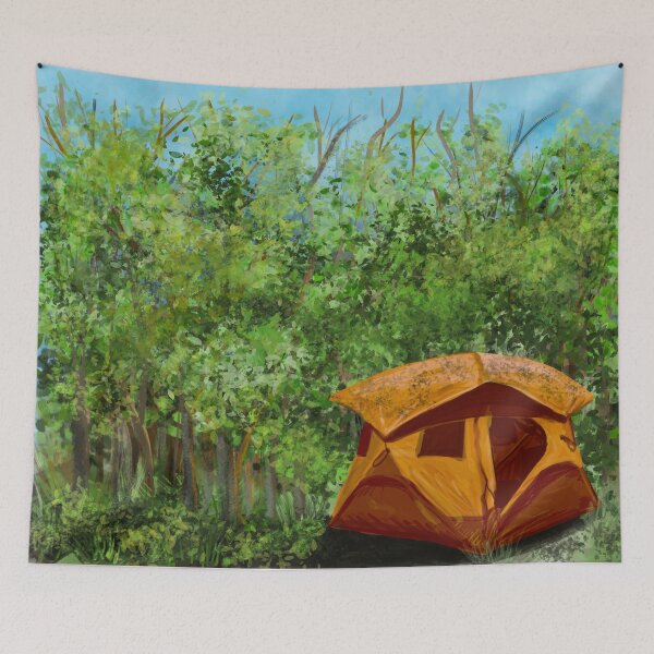 Item preview, Camping Tenting in the Woods designed and sold by CampK80.