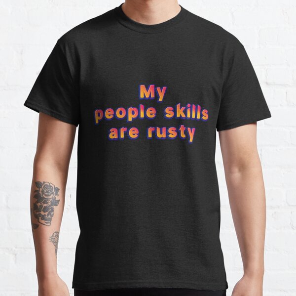  My People Skills are Fine Humor Sarcasm Funny T Shirt :  Clothing, Shoes & Jewelry