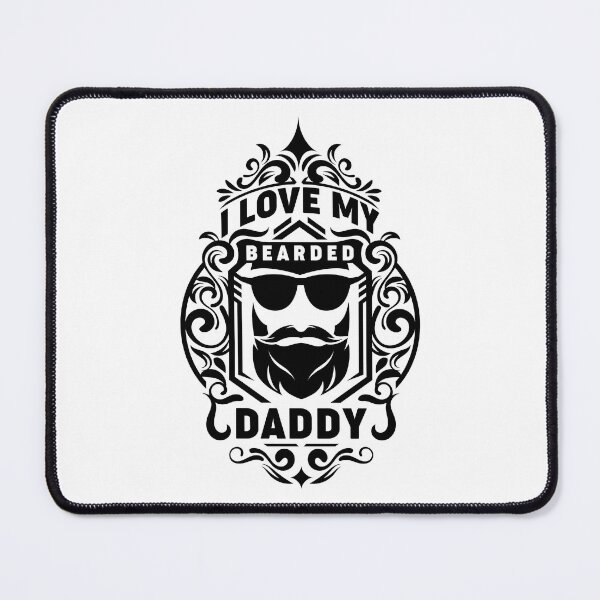 Item preview, I Love My Bearded Daddy Tee Design Gift Idea for Fathers' Day - Funny and Cool Gift for Fathers designed and sold by Prince - Bestseller ★★★★★.