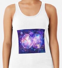 Weltkarte Racerback Tank Top