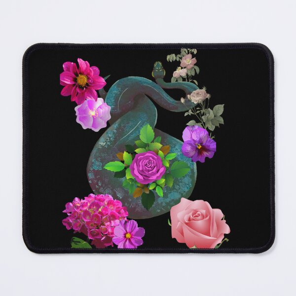 Item preview, Boa Constrictor With Purple & Pink Flowers Design designed and sold by EarthArtDesigns.