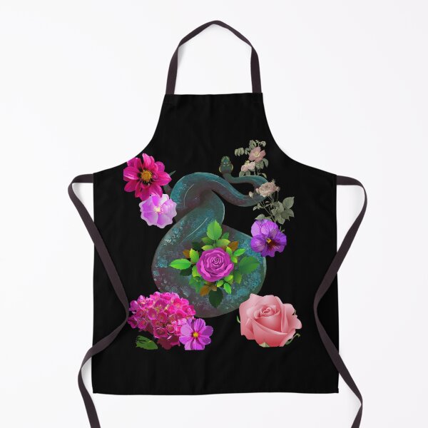 Item preview, Boa Constrictor With Purple & Pink Flowers Design designed and sold by EarthArtDesigns.