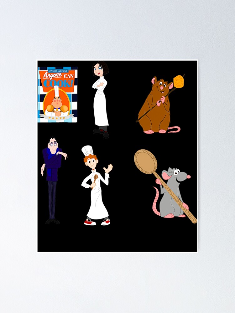 "Ratatouille Anyone Can Cook" Poster for Sale by Danyeden Redbubble