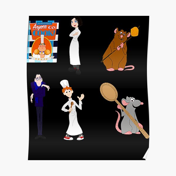 "Ratatouille Anyone Can Cook" Poster for Sale by Danyeden Redbubble