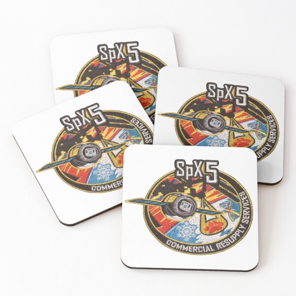 Item preview, The NASA Crest for SpX-5   designed and sold by Nikki SpaceStuffPlus.