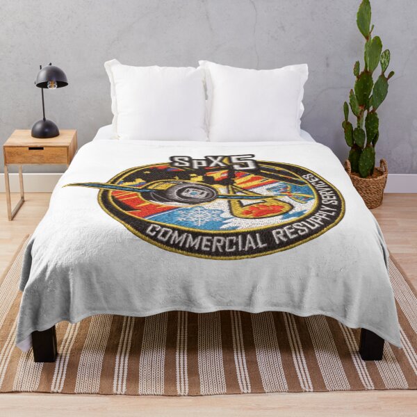 Item preview, The NASA Crest for SpX-5   designed and sold by Nikki SpaceStuffPlus.