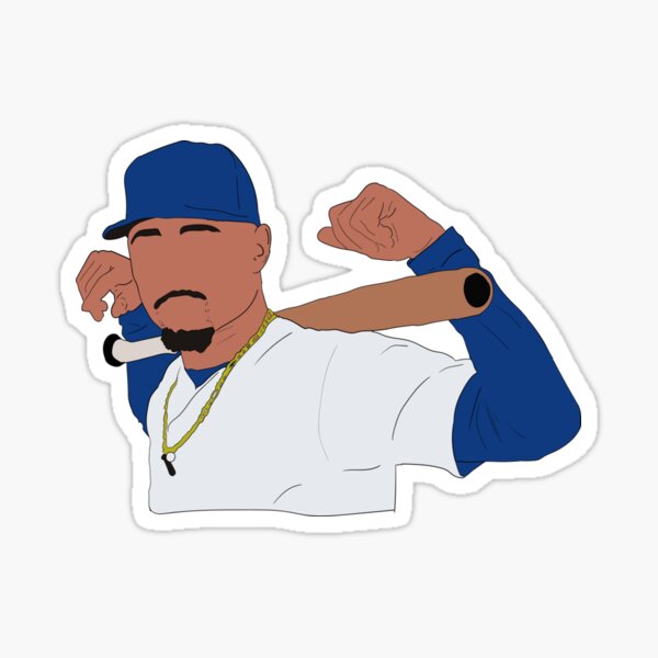 Mookie Betts Vinyl Sticker Basketball Sticker Baseball 