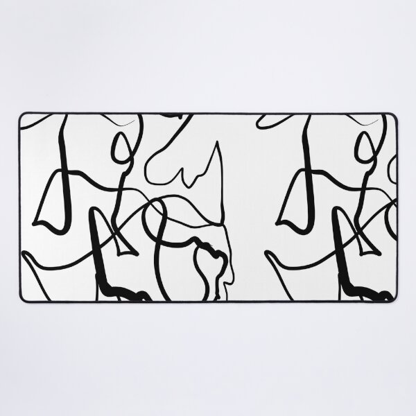 Item preview, Black Squiggle Scribble Doodle Sketch Abstract Art Minimalist Modern Line Drawing Lines Calligraphy designed and sold by hopecope.
