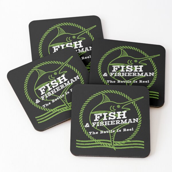 Item preview, Fish & Fisherman The Battle Is Reel! designed and sold by KathteeDesign.