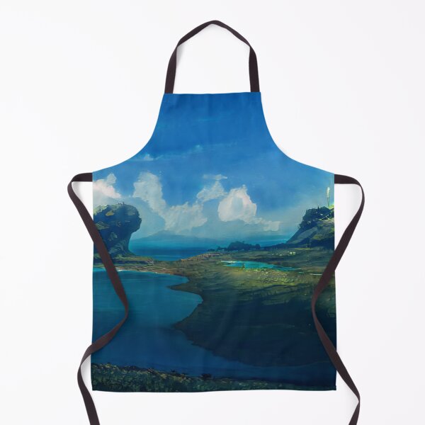 Item preview, Landscape Image Photo Rock Peninsula Clouds Water Digital Art designed and sold by glitchman2.