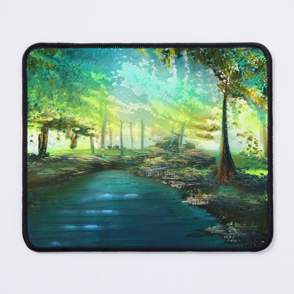 Item preview, Landscape Image Photo Forest Trees Water Digital Art  designed and sold by glitchman2.