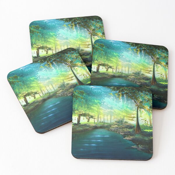 Item preview, Landscape Image Photo Forest Trees Water Digital Art  designed and sold by glitchman2.
