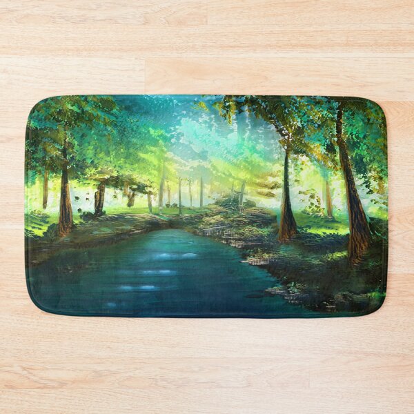 Item preview, Landscape Image Photo Forest Trees Water Digital Art  designed and sold by glitchman2.