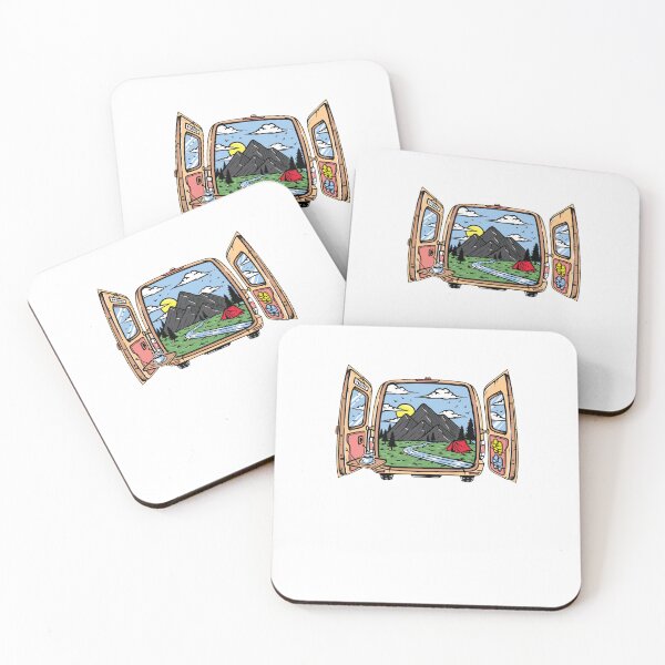 Item preview, Van Life T Shirt - Mountain Nature Road Trip T-Shirt - Camping Shirt for Camper RV - Nature Lover Apparel - Nomad Shirt designed and sold by CatchUriDesigns.