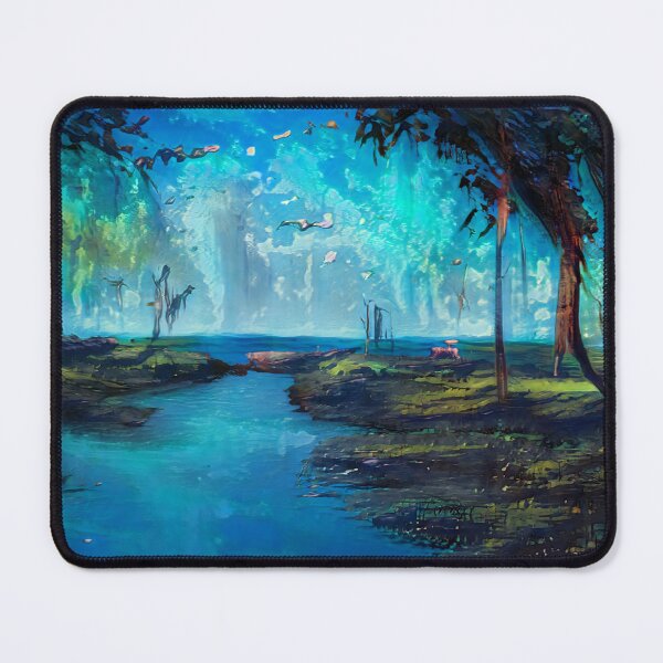 Item preview, Landscape Image Photo Forest Trees Water Digital Art  designed and sold by glitchman2.
