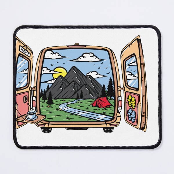 Item preview, Vannin' Van Life T Shirt - Mountain Nature Road Trip T-Shirt - Camping Shirt for Camper RV - Nature Lover Apparel - Nomad Shirt designed and sold by CatchUriDesigns.