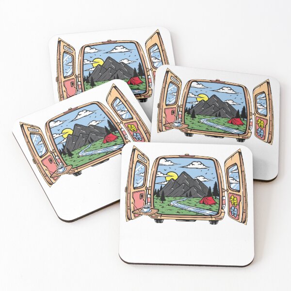 Item preview, Van Life T Shirt - Mountain Nature Road Trip T-Shirt - Adventure Camping Shirt for Camper RV - Nature Lover Apparel - Nomad Shirt designed and sold by CatchUriDesigns.