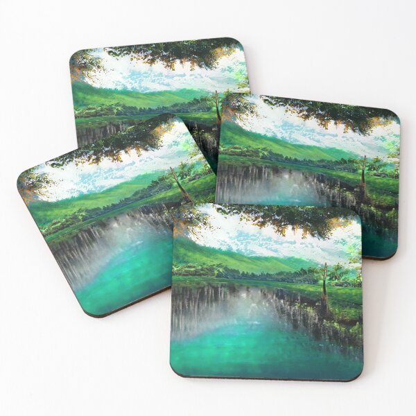 Item preview, Landscape Image Photo Forest Trees Water Digital Art  designed and sold by glitchman2.