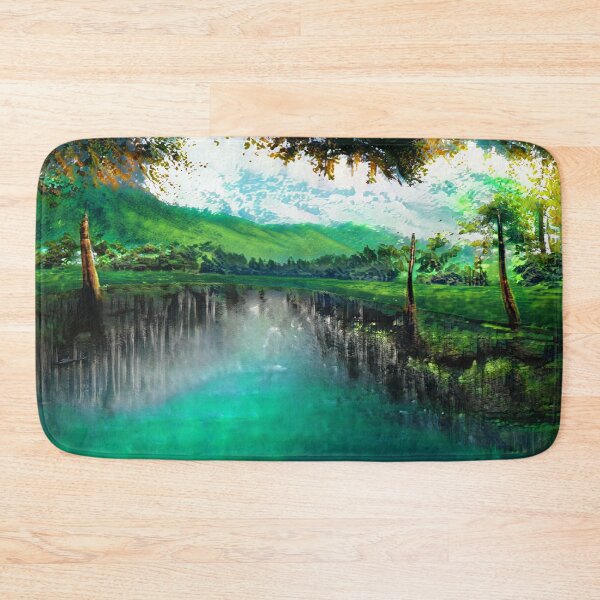 Item preview, Landscape Image Photo Forest Trees Water Digital Art  designed and sold by glitchman2.
