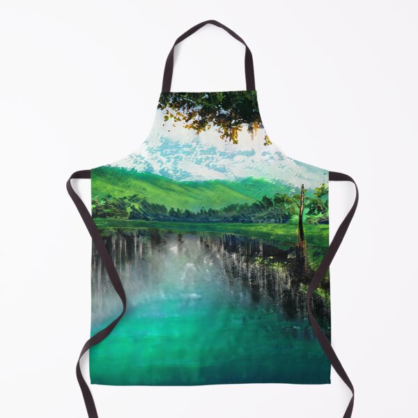 Item preview, Landscape Image Photo Forest Trees Water Digital Art designed and sold by glitchman2.