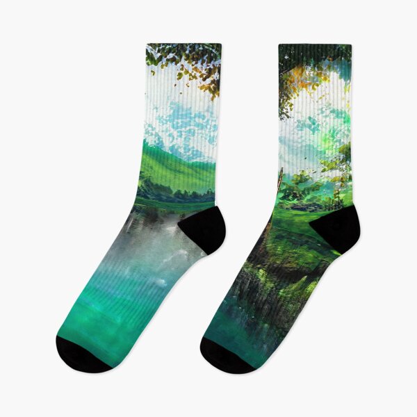 Item preview, Landscape Image Photo Forest Trees Water Digital Art  designed and sold by glitchman2.