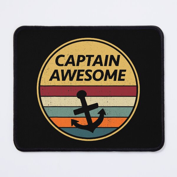 Item preview, Captain Awesome Retro Anchor Sailboat designed and sold by ujgbnx.