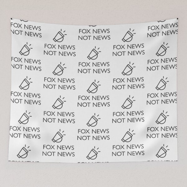 Item preview, Fox news! Not News! with Megaphone  designed and sold by Politics-Corner.