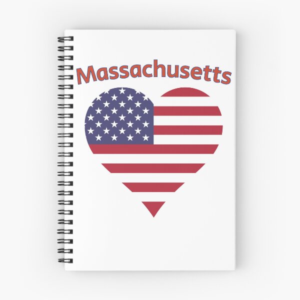 Item preview, Massachusetts American Flag Heart designed and sold by Queen1120.