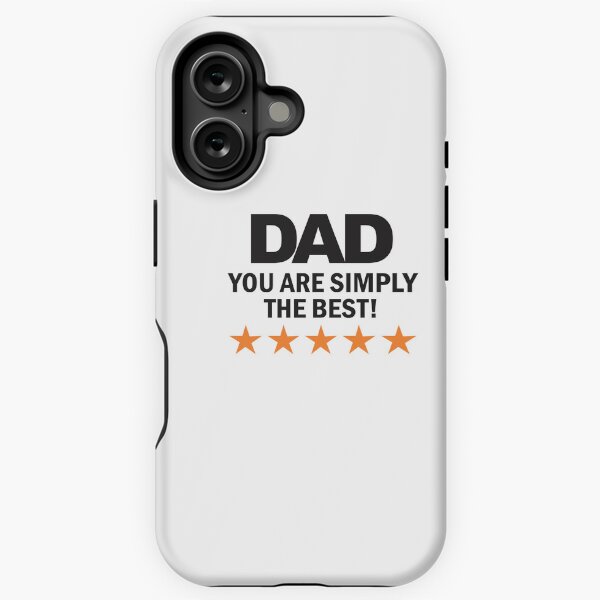 Vista previa del artículo con la obra «Papá eres simplemente el mejor», diseñado y vendido por ArissIntegrated.