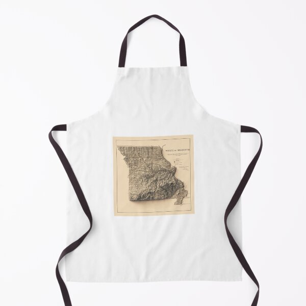 Item preview, 1866 Missouri Relief Map 3D digitally-rendered designed and sold by ThinkAboutMaps.