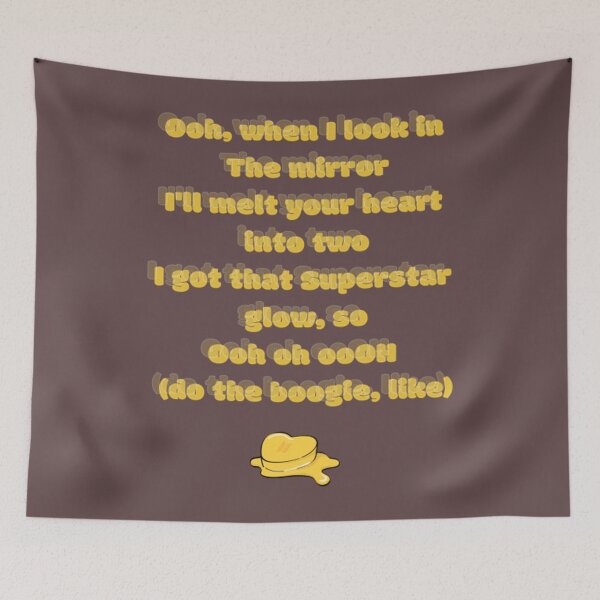Item preview, Bts T-ShirtBTS - BUTTER superstar glow lyrics  designed and sold by YoshidaSteven.