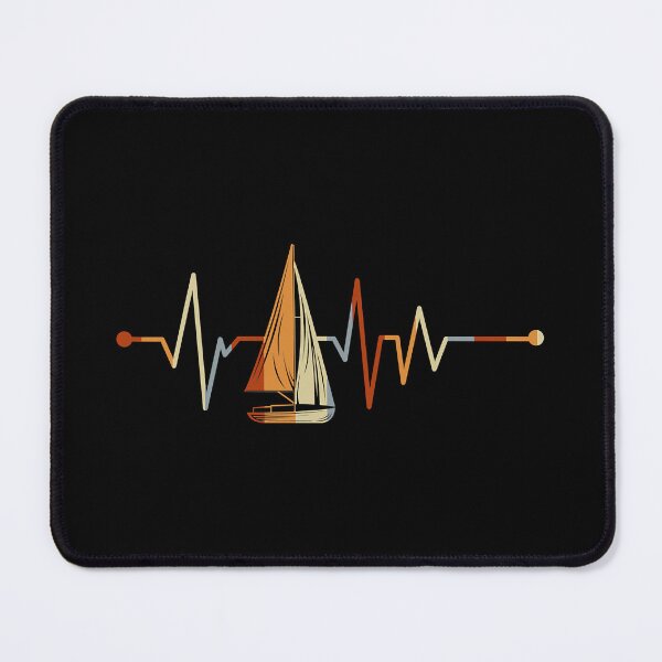 Item preview, Sail Boat Heartbeat Boat Sailing designed and sold by ujgbnx.