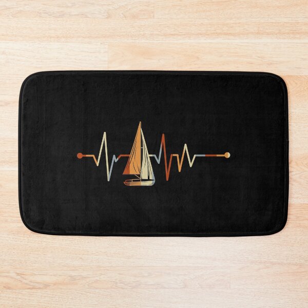Item preview, Sail Boat Heartbeat Boat Sailing designed and sold by ujgbnx.