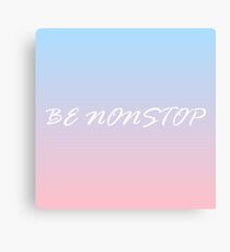 HAMILTON - MOTIVATIONAL QUOTE "BE NONSTOP" GRADIENT Canvas Print