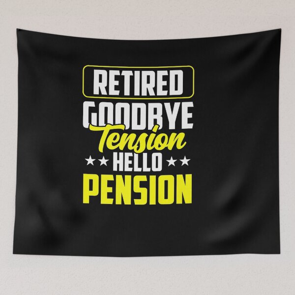 Item preview, RETIRED GOODBYE TENSION HELLO PENSION POLICE OFFICER COP designed and sold by sobriowslen.