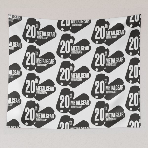 Item preview, Metal Gear 20th Anniversary Logo designed and sold by OuterOutlet.