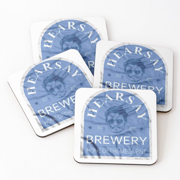 Item preview, Hearsay EST 2022 Brewery Home Of The Mega Pint designed and sold by DmitriyRobinson.