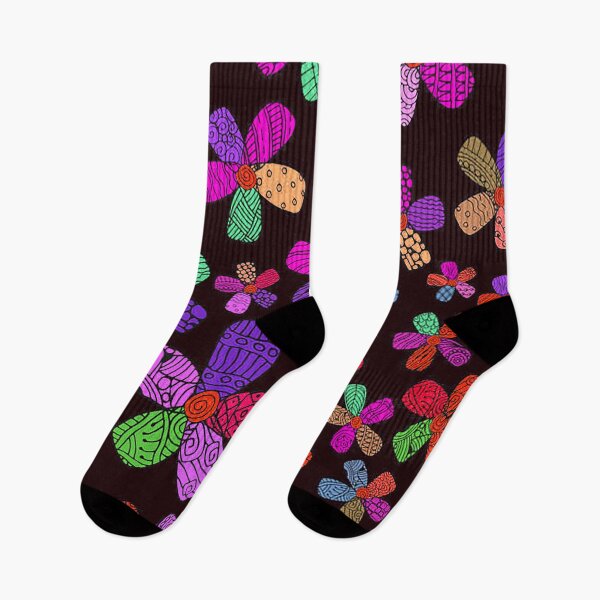 Item preview, Flower power, Floral pattern, flower doodles, neon flowers designed and sold by Nostrathomas66.