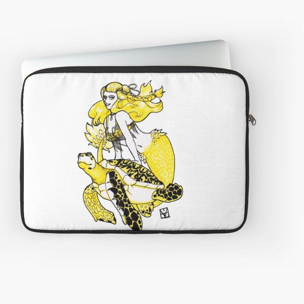 Mermaid & Turtle Laptop Sleeve