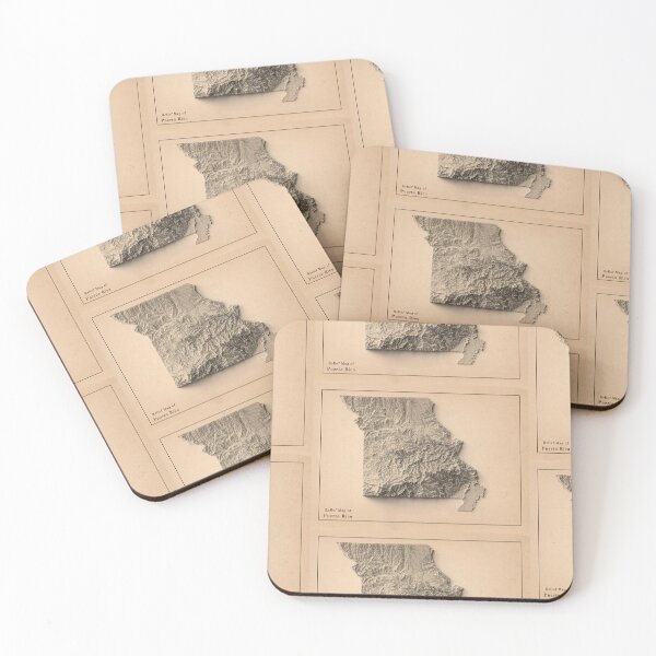 Item preview, Missouri, USA Relief Map 3D digitally-rendered designed and sold by ThinkAboutMaps.
