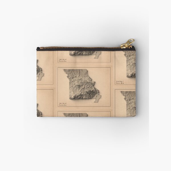 Item preview, Missouri, USA Relief Map 3D digitally-rendered designed and sold by ThinkAboutMaps.