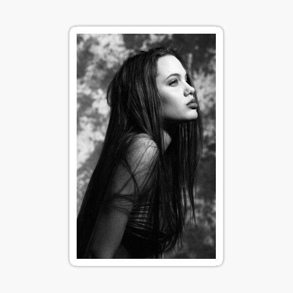 Angelina Jolie Sticker For Sale By Azizahnur5 Redbubble