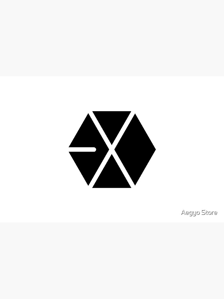 Exo Logo White Ver Laptop Skin By Xxkpxpxx Redbubble