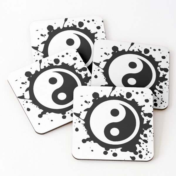 Item preview, Ying Yang Feng Shui Yin Yang Ink Splat designed and sold by Minnesnowta.