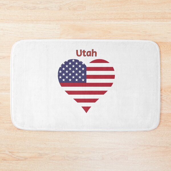Item preview, Utah American Flag Heart designed and sold by Queen1120.