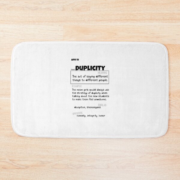 Item preview, April 19 Duplicity designed and sold by Square Root of Squid.