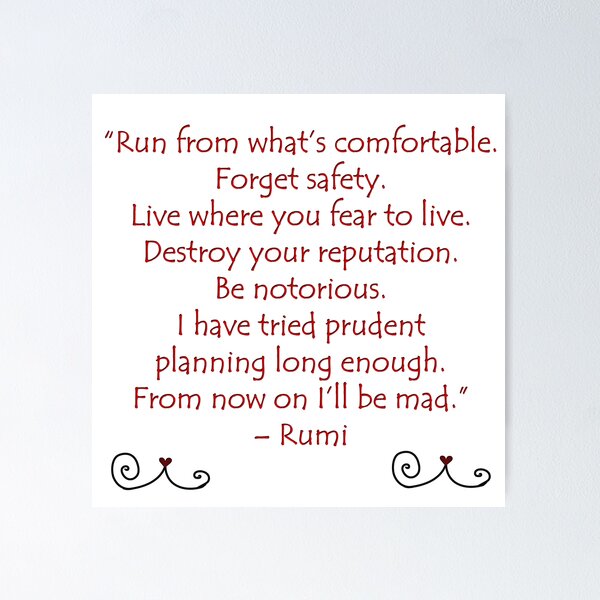 Item preview, rumi words designed and sold by quoteslov.